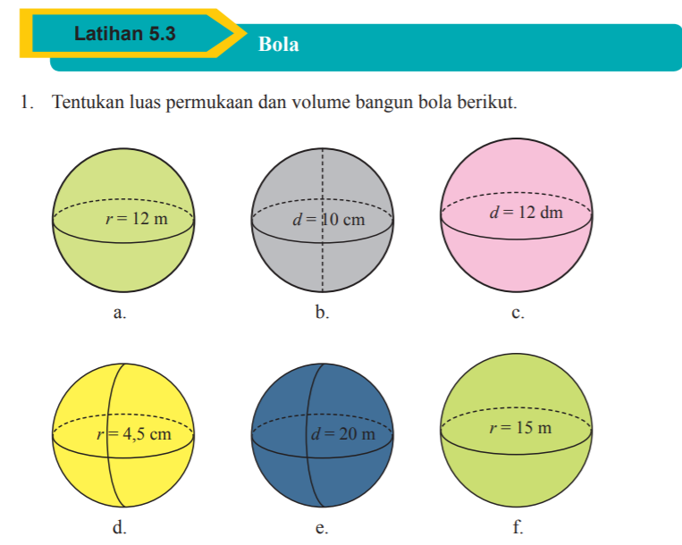 Jawaban Latihan 5 3 Halaman 303 Matematika Kelas 9 Bola Bastechinfo