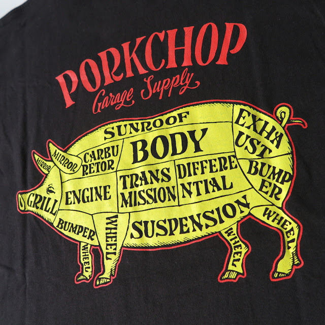 PORKCHOP GARAGE SUPPLY PORK BACK S/S TEE ポークチョップ Tシャツ 通販