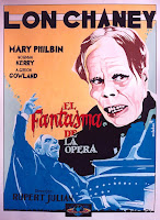 EL FANTASMA DE LA ÓPERA. Cartel. España. Arte: Antonio Esteban Lirola. EL FANTASMA DE LA ÓPERA. The Phantom of the Opera. 1925. Estados Unidos. Dirección: Rupert Julian. Reparto: Lon Chaney, Mary Philbin, Norman Kerry, Snitz Edwards, Gibson Gowland, Arthur Edmund Carewe, John St. Polis, Mary Fabian, Virginia Pearson.