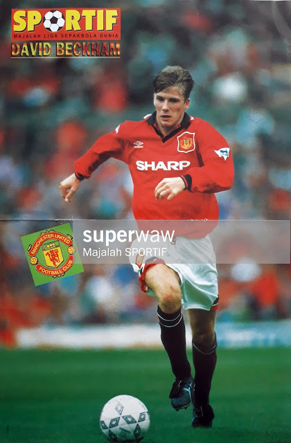 DAVID BECKHAM MANCHESTER UNITED 1995