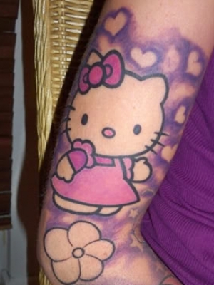 Hello Kitty Sweet Tattoo Designs