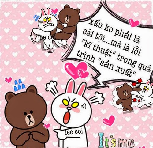 Ảnh chế vui mới nhất về Gấu Brown và Thỏ Cony