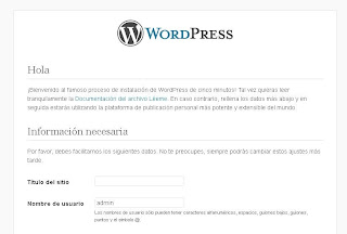 Instalación de WordPress