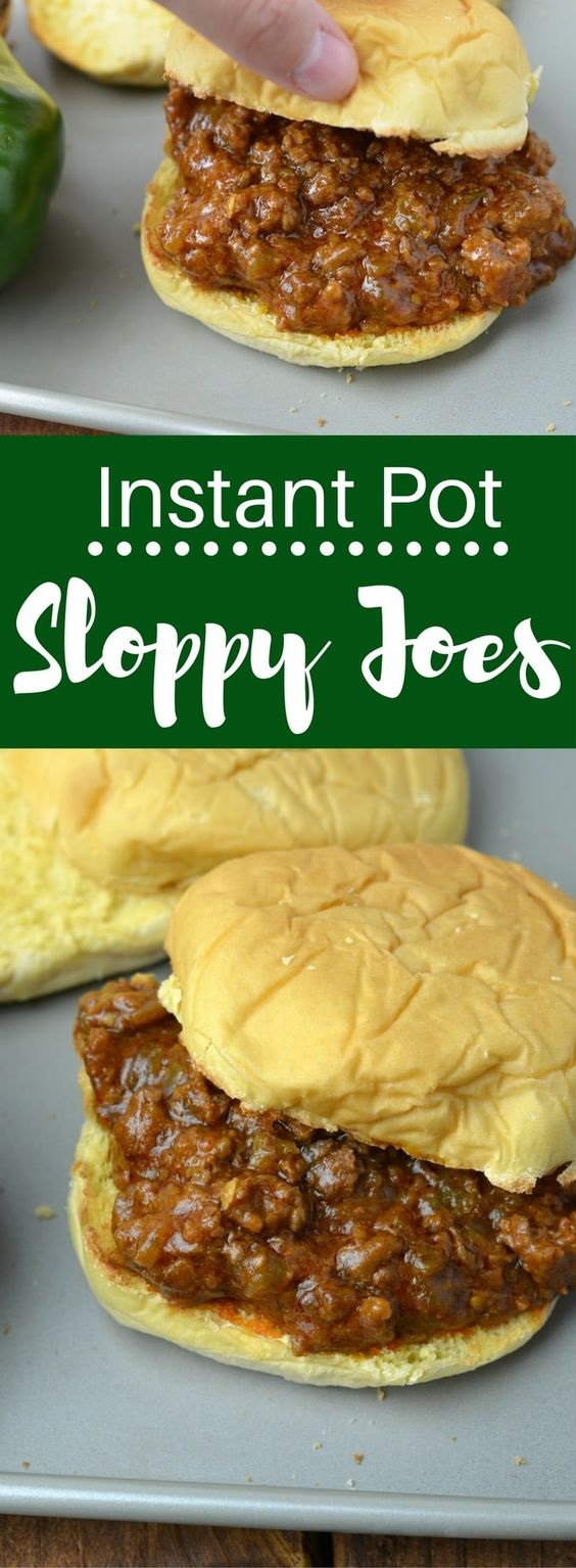 Instant Pot Sloppy Joes