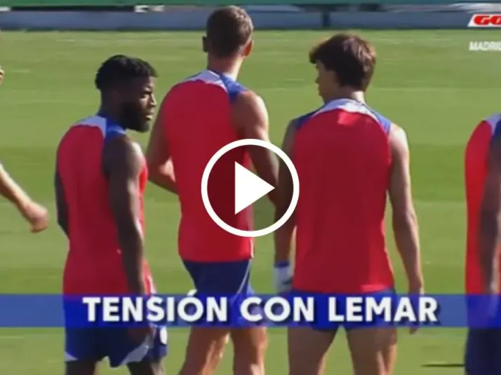 VIDEO: Joao Felix in Training Ground Bust-up With Atletico Madrid Teammate Thomas Lemar