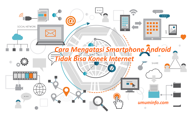 Cara Mengatasi Smartphone Android  Tidak Bisa Konek Internet