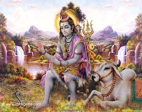Lord Shivan with Nandhi 3