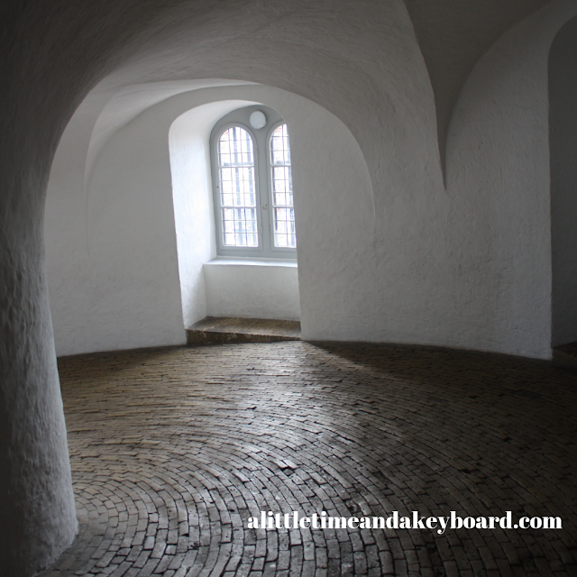 Spiral ramp up The Round Tower that horses did go up!