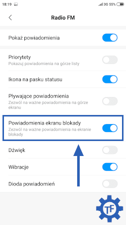 Jak włączyć powiadomienia na ekranie blokady?