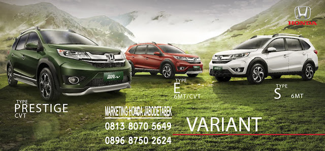 beberapa pilihan type dan varian pada honda brv