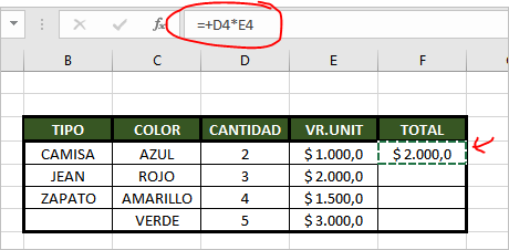 Pegado Especial Valores en Excel