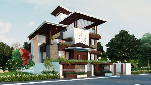 Lavish Bungalow Design Rendering