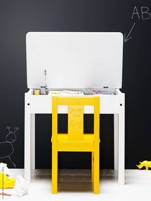 {Kids} 5 cutest kids corners in yellow and grey