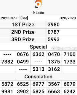 9 Nine lotto live result today