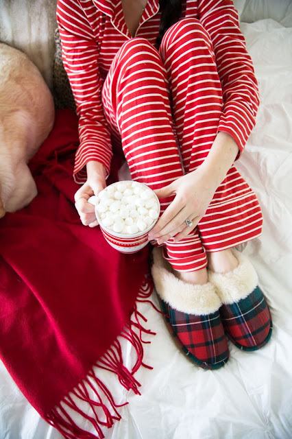 Wear Christmas Pajamas - Christmas Eve To-Do List - Blonde & Broke