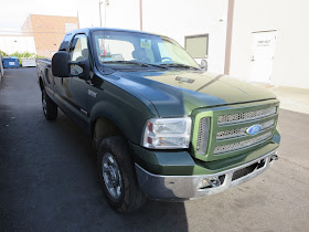 Ford F-350 after body repairs and paint at Almost Everything Auto Body.