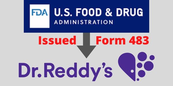 USFDA has issued Form 483 to Dr Reddy's Srikakulam plant | in Telugu | USFDA డాక్టర్ రెడ్డీస్ శ్రీకాకుళం ప్లాంట్‌కు ఫారం 483 జారీ చేసింది: