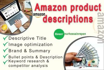 Amazon product description writer for product ranking