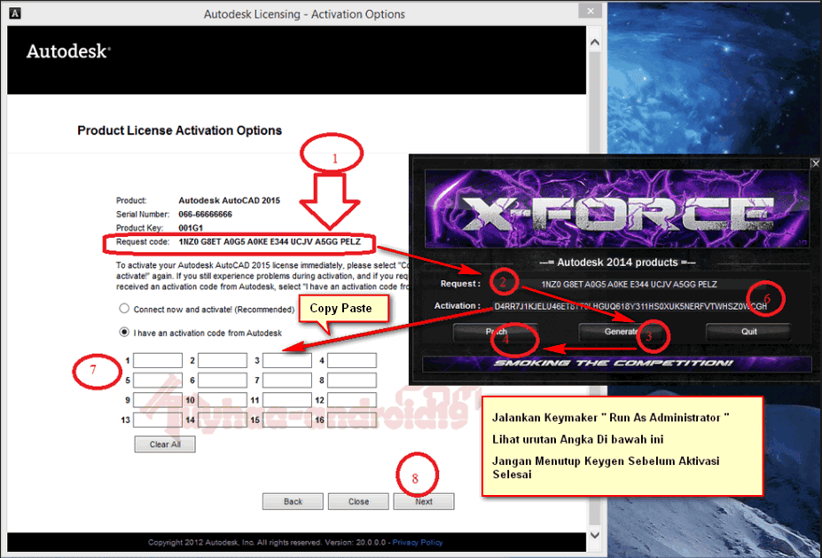 Newyzone Autocad 2012 keygen x force