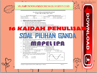 Download 16 Kaidah Penulisan dalam Soal Pilihan Ganda Mapel IPA