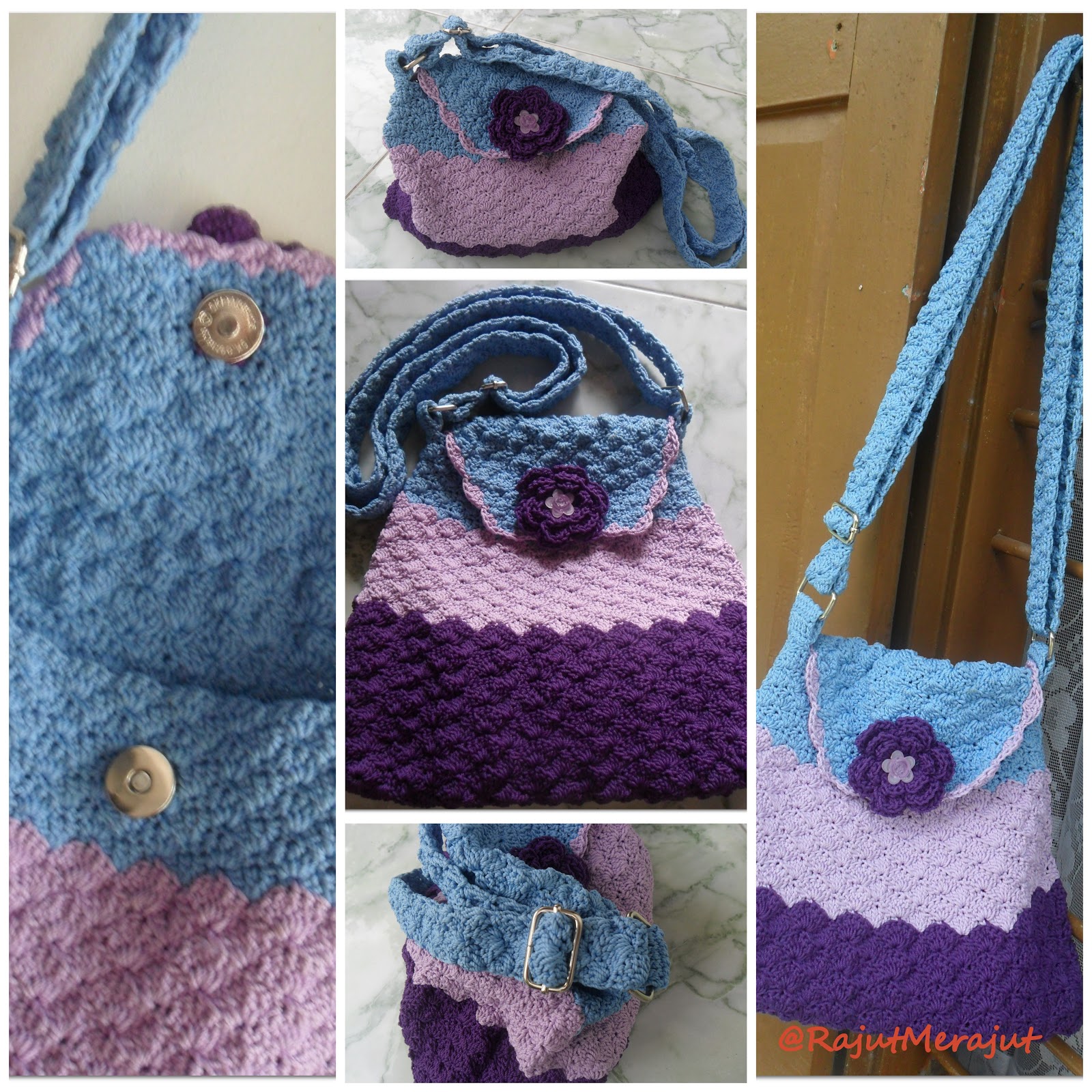 Rajut Merajut By Norika Ayu Dewi Pola Crochet Bag 3 Color