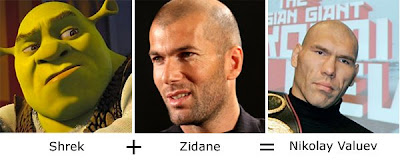 Matemática dos Famosos - Shrek + Zidane = Nicolay Valuev