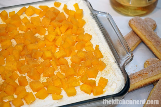 Ginger-Spiced Mango Float Tiramisu | The Kitchen Nerd