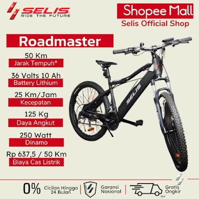 Sepeda listrik Selis tipe Roadmaster 26