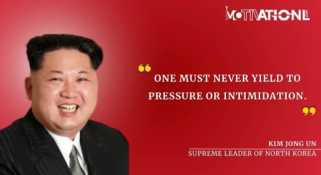 Kim jong un quotes
