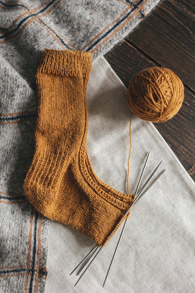 Sock yarn is a type of yarn specifically designed for knitting or crocheting socks.