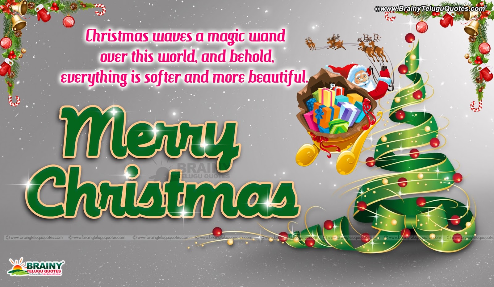 Merry Christmas 2016 Quotes Greetings in English-Christmas Hd