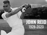 Former New Zealand all-rounder John R Reid passes away at age 92.