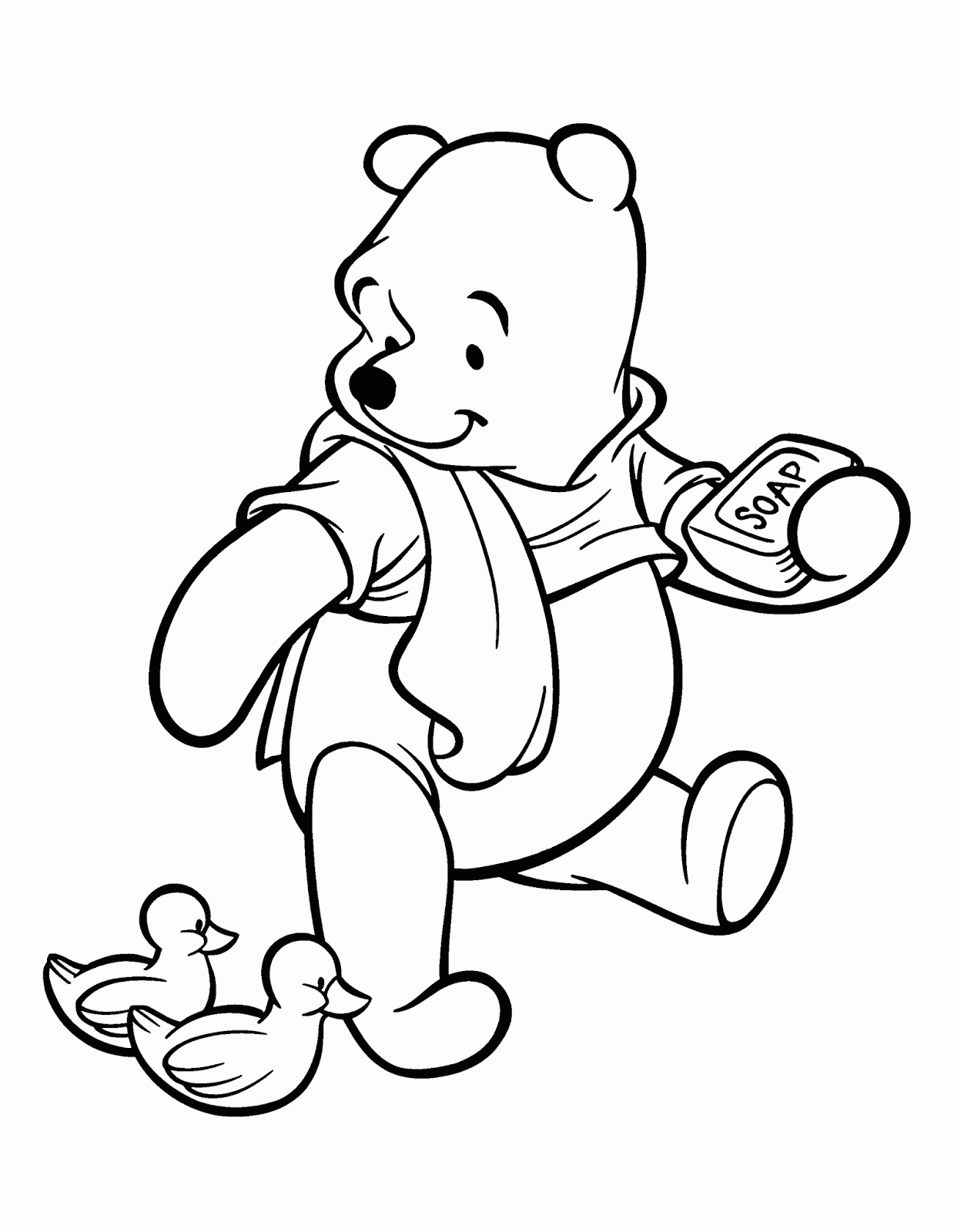 Winnie the Pooh coloring pages | Winnie The Pooh Quotes