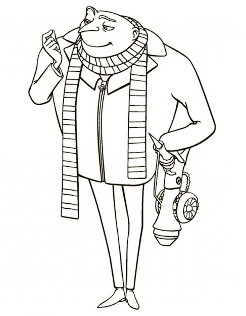 Despicable Me Cool Despicable Me  Coloring Pages 