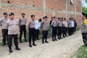 Kapolres Wajo Turunkan Puluhan Personel Pengamanan Eksekusi Lahan Persawahan di Lompo Pattolo 