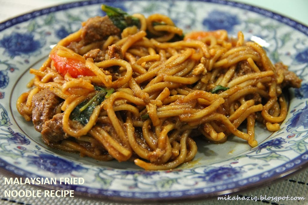 Mikahaziq: Malaysian Fried Noodle Recipe / Resepi Mee 