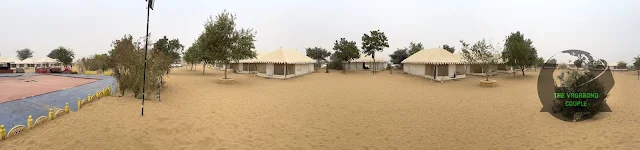 Desert Camp at Sam Sand Dunes at the Great Indian Thar Desert near Jaisalmer, Rajasthan, India