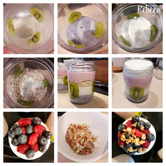 Receta de parfait de fruta y yogur 02