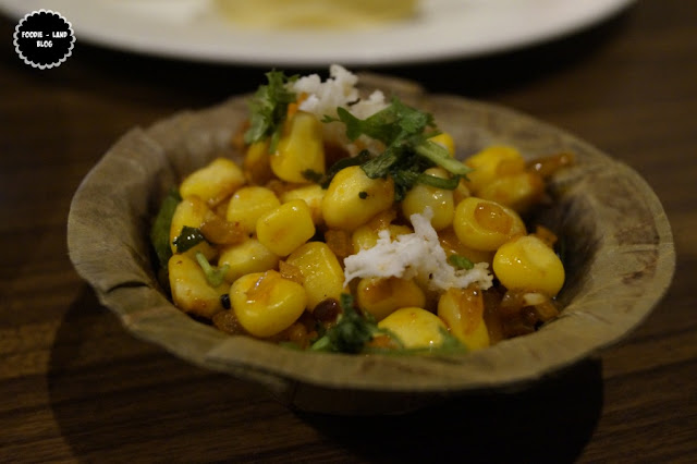 Corn chaat