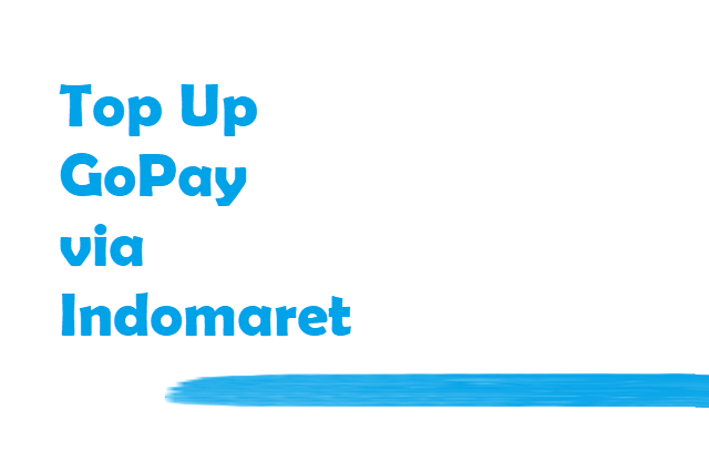 gambar top up isi ulang saldo gopay dari indomaret