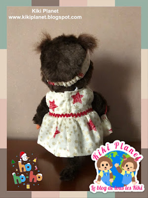 kiki monchhichi couture sewing dress robe handmade fait main doll poupée