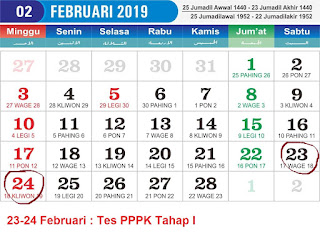 Detail Jadwal Seleksi PPPK Tahap 1