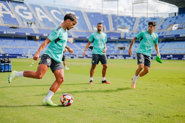 Málaga, nueva sesión de entrenamiento en el ecuador de la semana