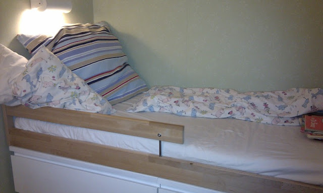 compact junior bed with storage