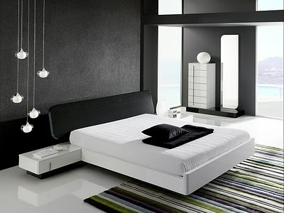 Black & White Bedroom Design Ideas