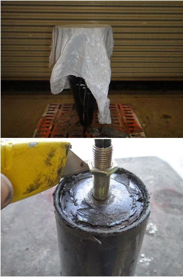 Лампы из бетона
