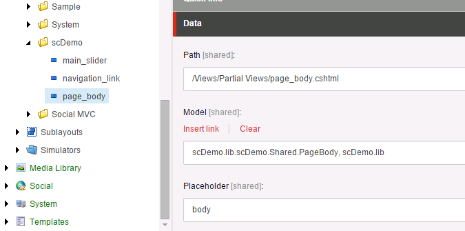 sitecore MVC view rendering