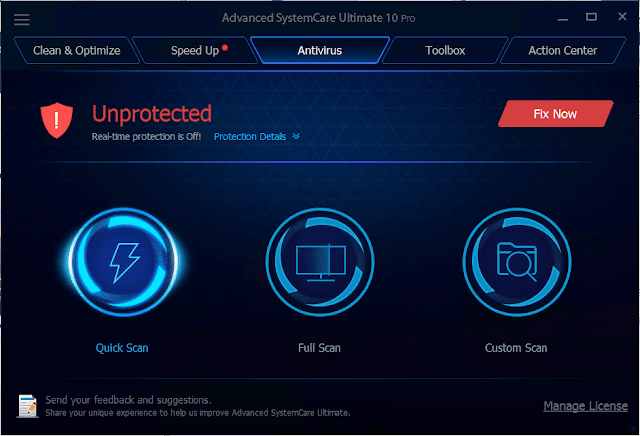 Advanced SystemCare Ultimate v10.1.0.91 Crack mới nhất