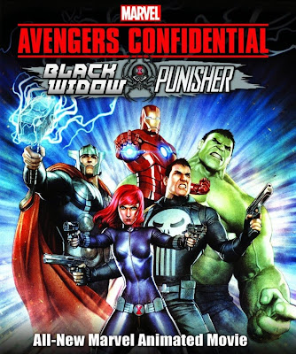 Poster Of Hollywood Film Avengers Confidential Black Widow & Punisher (2014) In 300MB Compressed Size PC Movie Free Download At worldfree4u.com