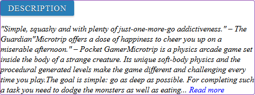Microtrip game review